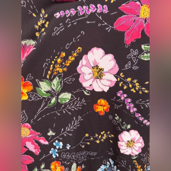 NWT Mountain Mamas Midnight Garden Party Tunic with 3/4 Sleeve in Size XXL - Picture 3 of 4